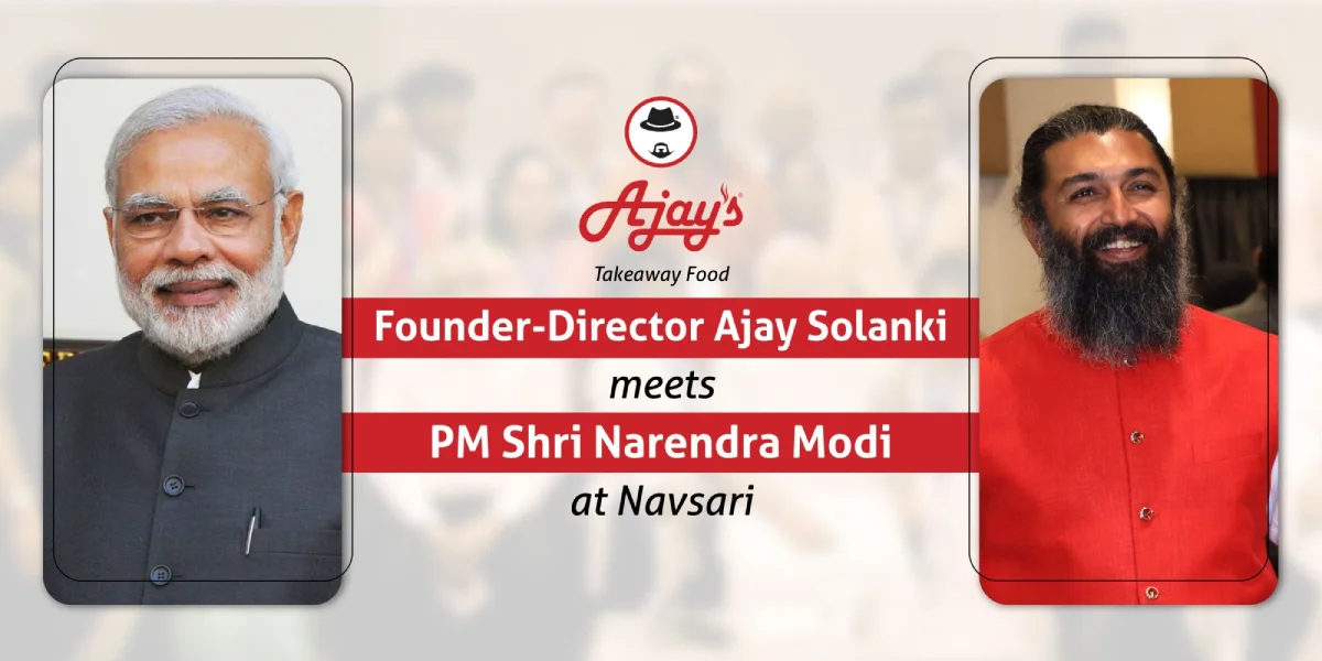 Founder of Ajay’s Takeaway Food Met PM Modi