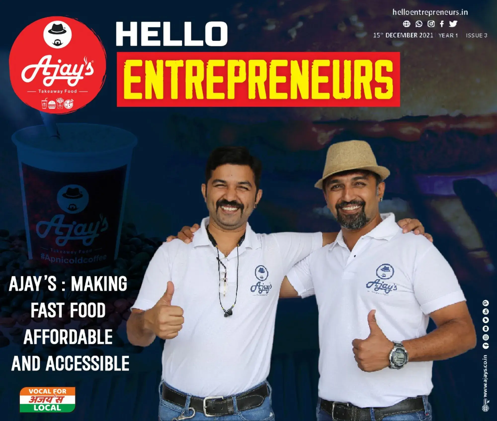 Entrepreneurs Ajay’s
