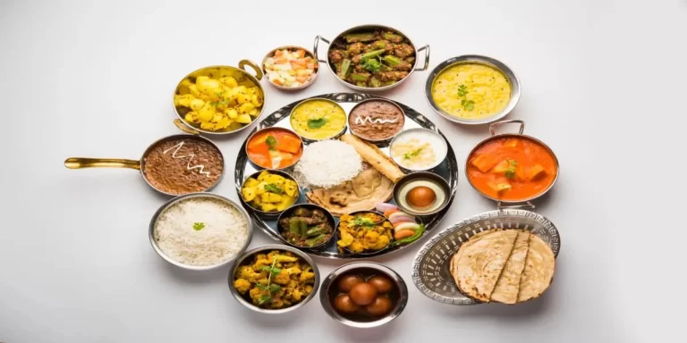 A veg thali platter