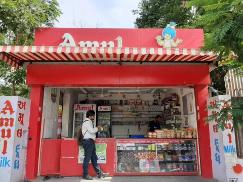 An image of amul’s Franchise Outlet